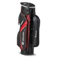 Golf Cart Bag with 14 Way Top Dividers-Red For Sale