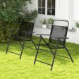 6 Pieces Outdoor Patio Chairs with Rustproof Metal Frame Online