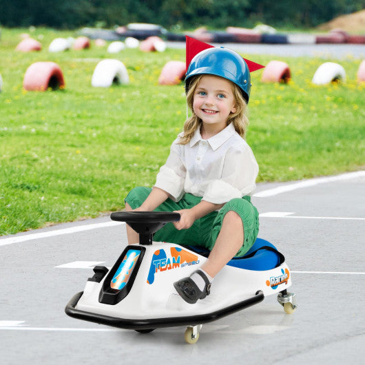 24V Electric Drifting Go Kart for Kids with 360° Spin Wireless Connection-Navy Online now