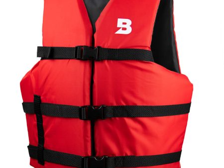 Bluestorm Type III General Boating Adult Universal Foam Life Jacket - Red [BS-165-RED-U] Fashion