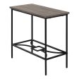 24  Taupe And Black Console Table With Storage For Discount