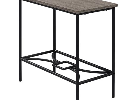 24  Taupe And Black Console Table With Storage For Discount