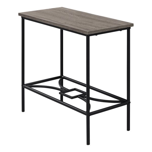 24  Taupe And Black Console Table With Storage For Discount