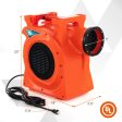 1500W 2 HP Commercial Air Blower for Giant Outdoor Inflatable Bounce House on Sale