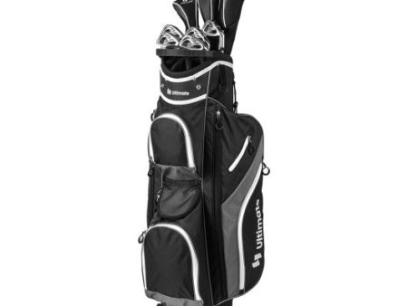 Golf Cart Bag with 14 Way Top Dividers-Gray Fashion