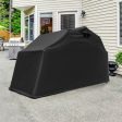 Outdoor Motorcycle Shelter Waterproof Motorbike Storage Tent with Cover-Black Hot on Sale