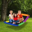 700lb Giant 60 Inch Skycurve Platform Tree Swing for Kids and Adults-Multicolor For Discount