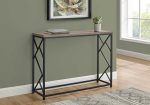 44  Taupe And Black Frame Console Table Sale