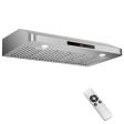 35.5 29.5 Inch Under Cabinet Range Hood 900 CFM Kitchen Vent with 4 Fan Speed-35.5 Inch Online