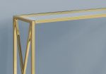 42  Clear And Gold Glass Frame Console Table Online Hot Sale