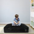 47 x 35.5 Inch Crash Pad Sensory Mat with Foam Blocks and Washable Cover-Black Discount