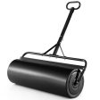 39 Inch Wide Push Tow Lawn Roller-Black Discount