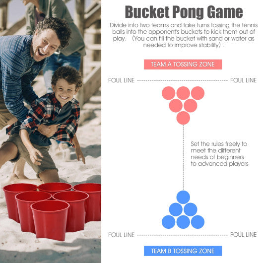 Yard Pong Giant Pong Game Set with Carry Bag Hot on Sale