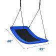 700lb Giant 60 Inch Skycurve Platform Tree Swing for Kids and Adults-Blue Hot on Sale