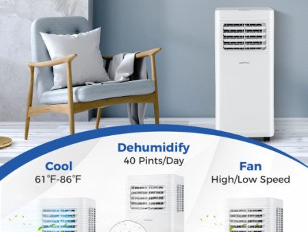 Portable Air Conditioner 8000 9000 BTU 3 in 1 AC Unit with Fan and Dehumidifier-8000 BTU Discount