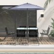 6 Pieces Outdoor Patio Chairs with Rustproof Metal Frame Online