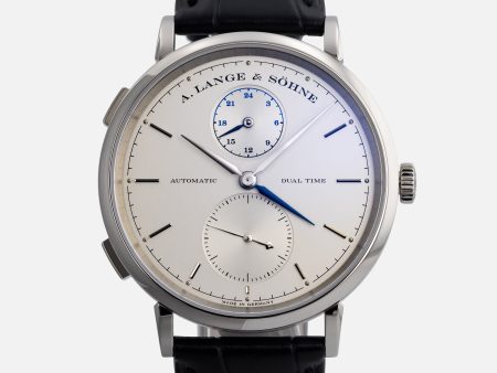 A. Lange & Sohne Saxonia Dual Time 385.026 Hot on Sale